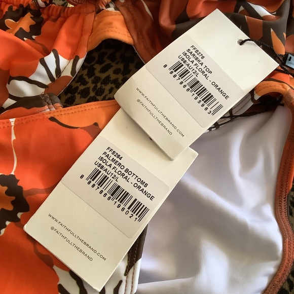 Faithfull the Brand Isola Retro 60’s 70’s Mod Floral Vintage Print Bikin… - Picture 8 of 11